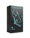 Виниловые прозрачные перчатки коробка